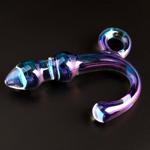 Orchid Pulse Glass Toy with Removable Bullet Vibe